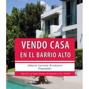 Vendo Casa En El Barrio Alto/Elizabeth Subercaseaux
